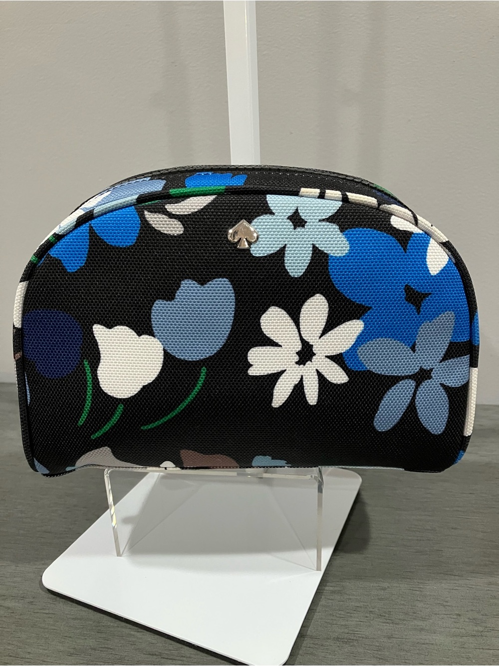 Kate Spade Floral Zip Cosmetic Pouch NWOT